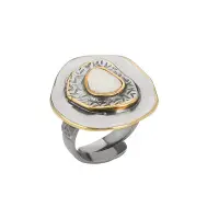 Кольцо из серебра с перламутром Кольцо из серебра с перламутром