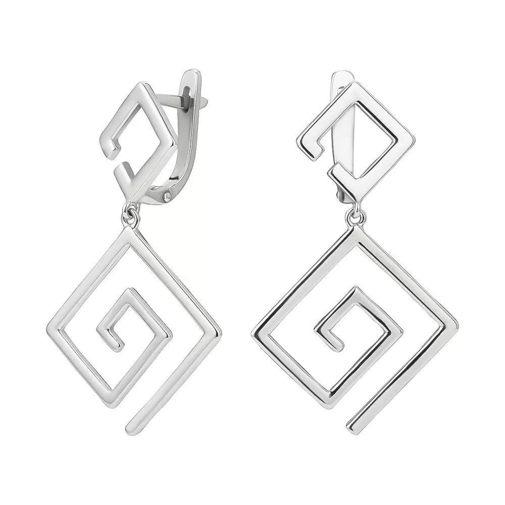 Серьги из серебра