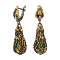 Серебряные серьги «Сумерки» Серебряные серьги «Сумерки»