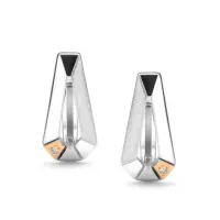 Серьги из серебра с бриллиантом