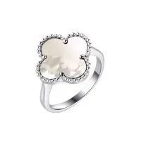 Кольцо из серебра с перламутром