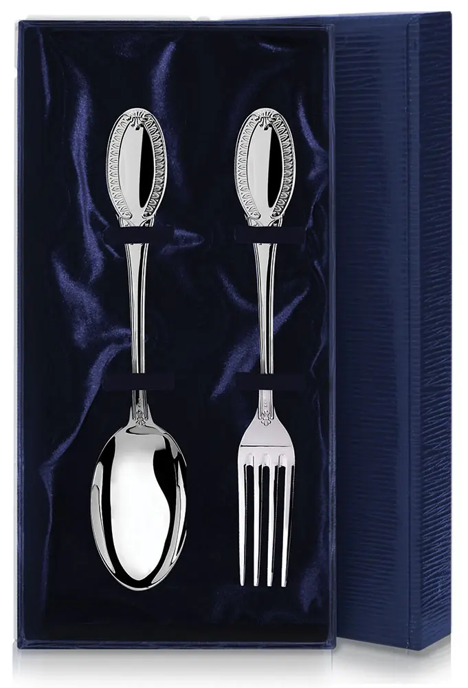 Серебряный набор «Император» столовая ложка и вилка