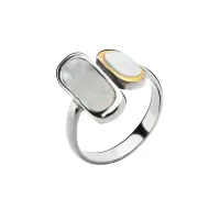 Кольцо из серебра с перламутром Кольцо из серебра с перламутром