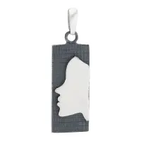 Серебряная подвеска «Силуэт» Серебряная подвеска «Силуэт»