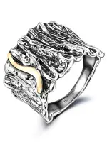 Серебряное кольцо с золотом Серебряное кольцо с золотом