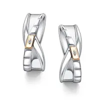 Серьги из серебра с бриллиантами