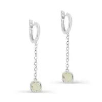 Серебряные серьги с алпанитом