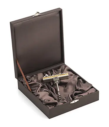 Серебряный штопор «Емеля» с позолотой