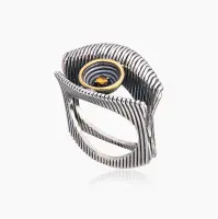 Кольцо из серебра с камнем цитрин Кольцо из серебра с камнем цитрин