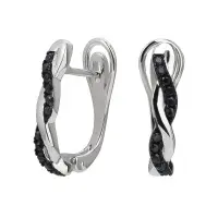 Серьги из серебра с сапфиром Серьги из серебра с сапфиром