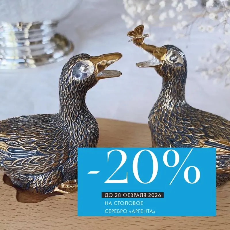 -20% на все изделия «Аргента»