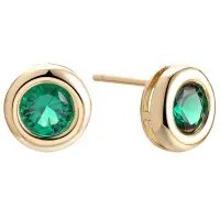 Серьги из серебра с нанокристаллом Серьги из серебра с нанокристаллом