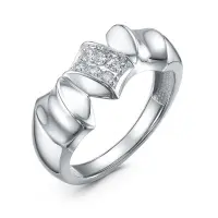 Кольцо из серебра с фианитами Кольцо из серебра с фианитами