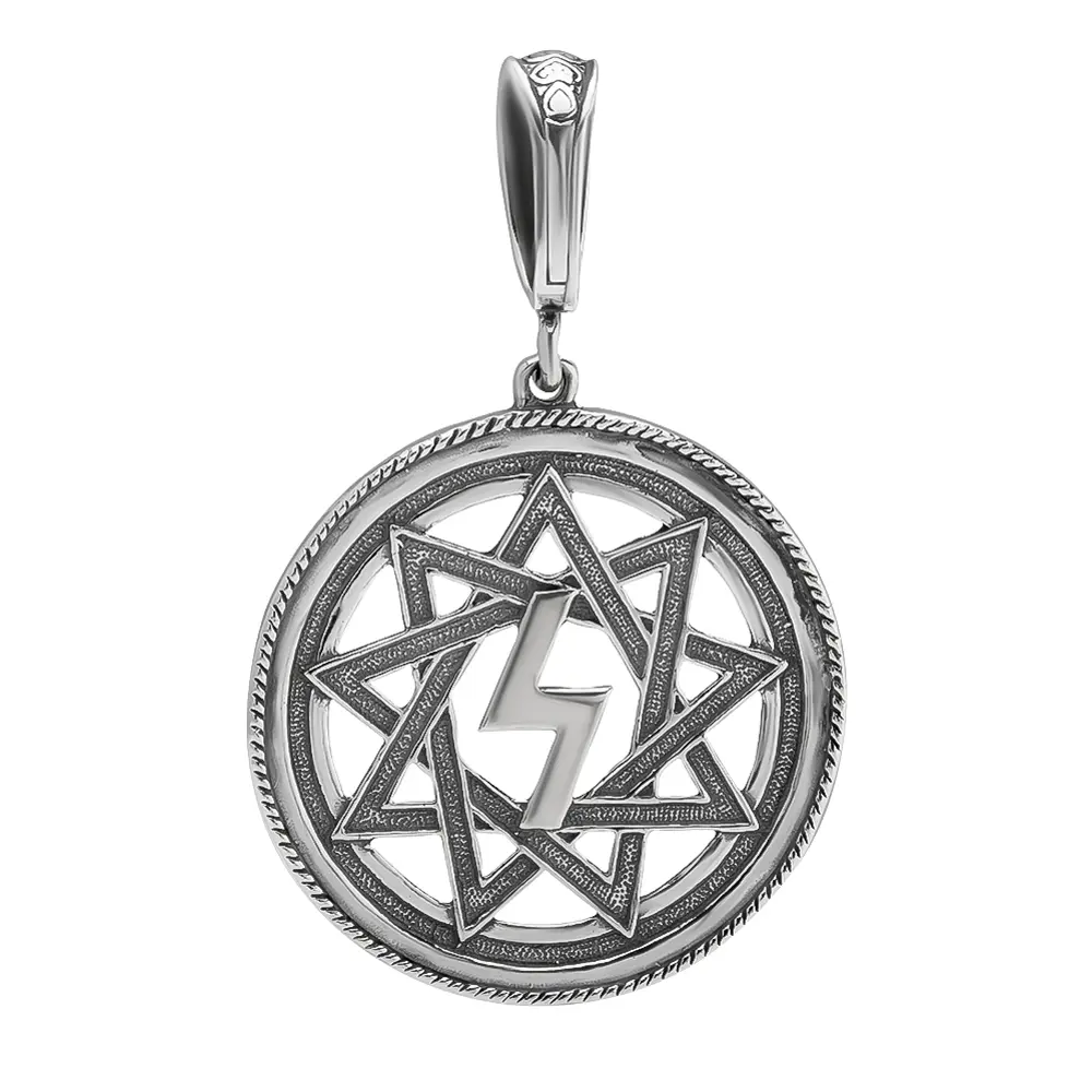 Серебряный оберег «Перуница богатырская»