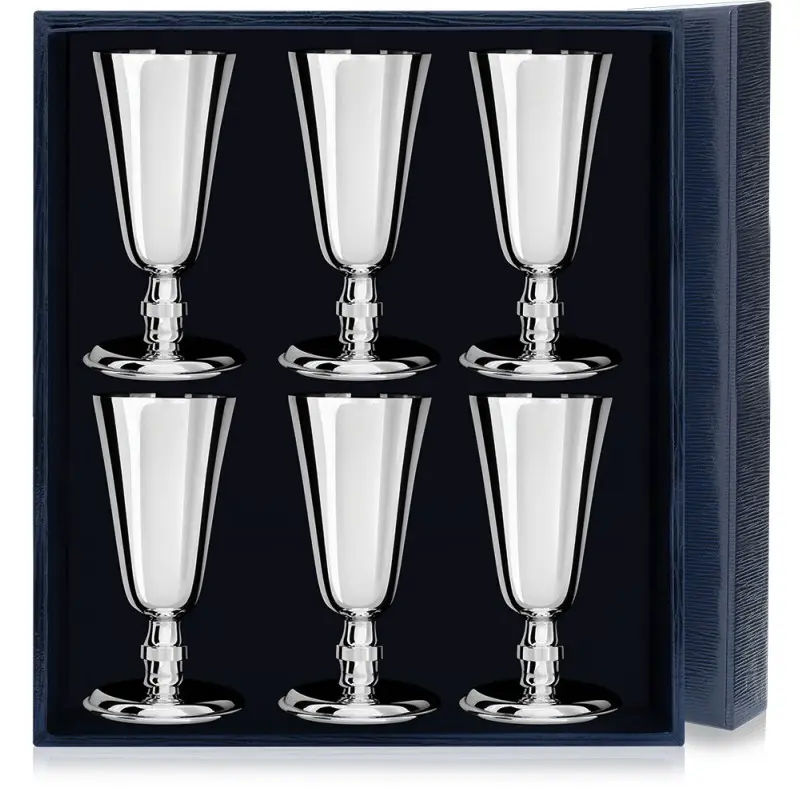 Набор серебряных рюмок «№4» - 6 предметов