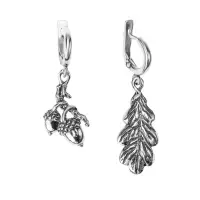 Серебряные серьги «Желуди» Серебряные серьги «Желуди»