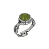 Серебряное кольцо с розовым кварцем