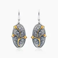 Серьги из серебра без вставок Серьги из серебра без вставок