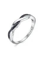 Кольцо из серебра с сапфирами Кольцо из серебра с сапфирами