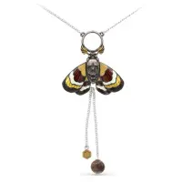 Колье из серебра «Бражник» Колье из серебра «Бражник»