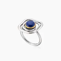 Кольцо из серебра с камнем лазурит Кольцо из серебра с камнем лазурит