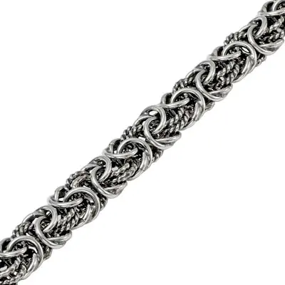 Серебряная цепь «Кардинал плоский»