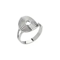 Кольцо из серебра «Лабиринт»