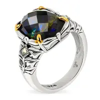 Серебряное кольцо ALEXANDRE VASSILIEV с лабрадоритом