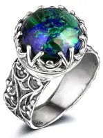 Серебряное кольцо с лазуритом Серебряное кольцо с лазуритом