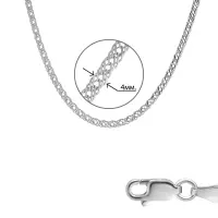 Цепь серебряная «Тройной ромб» Цепь серебряная «Тройной ромб»