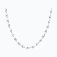 Серебряное колье с фианитами