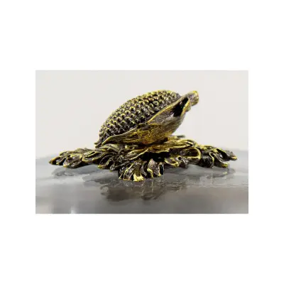 Меднная сковорода «Кукуруза» со стеклянной крышкой (1,7 л)