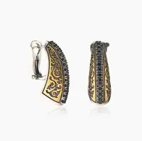 Серебряные серьги «Восточная Фантазия» Серебряные серьги «Восточная Фантазия»