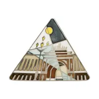 Подвеска «Петербург Белые ночи» из серебра с эмалью ночь Подвеска «Петербург Белые ночи» из серебра с эмалью ночь