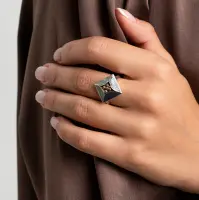 Серебряное кольцо «Звезда» Серебряное кольцо «Звезда»