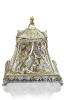 Серебряная лимонница с позолотой «Царь-девица»