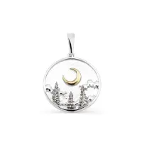 Серебряная подвеска «Полумесяц» лунница Серебряная подвеска «Полумесяц» лунница