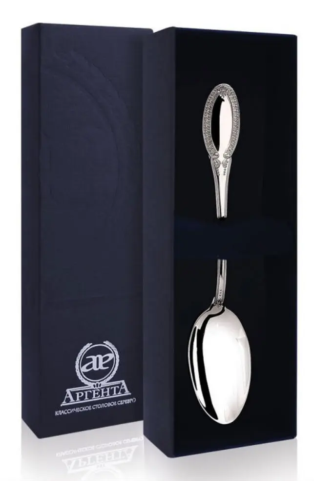 Серебряная чайная ложка «Император»
