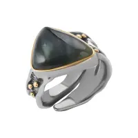 Кольцо из серебра с хризоколлой