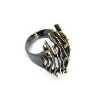 Серебряное кольцо «Ледяной дождь» Серебряное кольцо «Ледяной дождь»