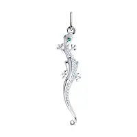 Подвеска из серебра «Ящерка» Подвеска из серебра «Ящерка»