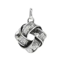 Серебряная подвеска «Мебиус» Серебряная подвеска «Мебиус»