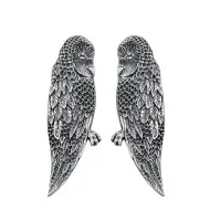 Серебряные серьги «Сова» Серебряные серьги «Сова»
