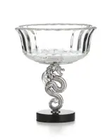 Вазочка «Дракон» из серебра и мрамора Вазочка «Дракон» из серебра и мрамора