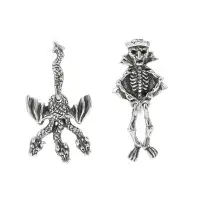 Серьги из серебра «Кощей Горыныч»