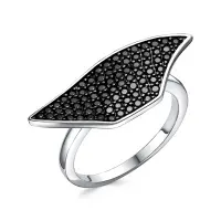 Кольцо из серебра со шпинелью