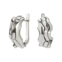 Серьги из серебра «Кутюрье» Серьги из серебра «Кутюрье»