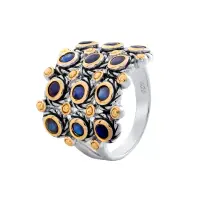 Серебряное кольцо с сапфиром Серебряное кольцо с сапфиром