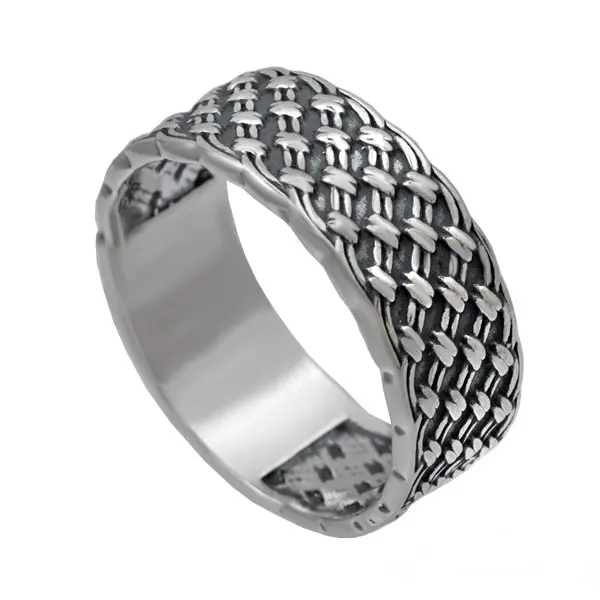 Серебряное кольцо «Плетенка»