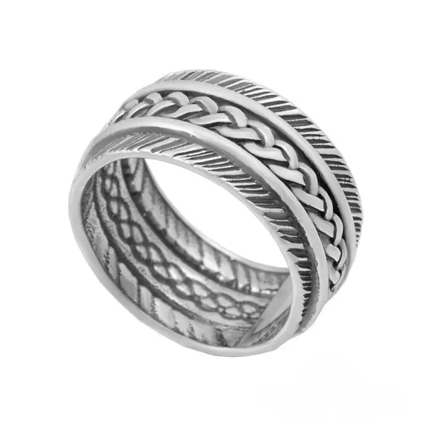 Серебряное кольцо «Пшеница»